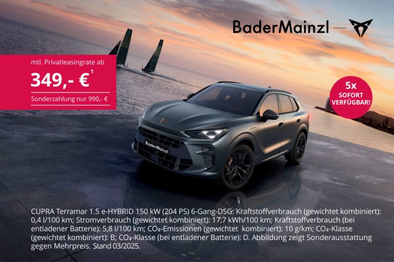 Terramar Cupra Angebot Badermainzl