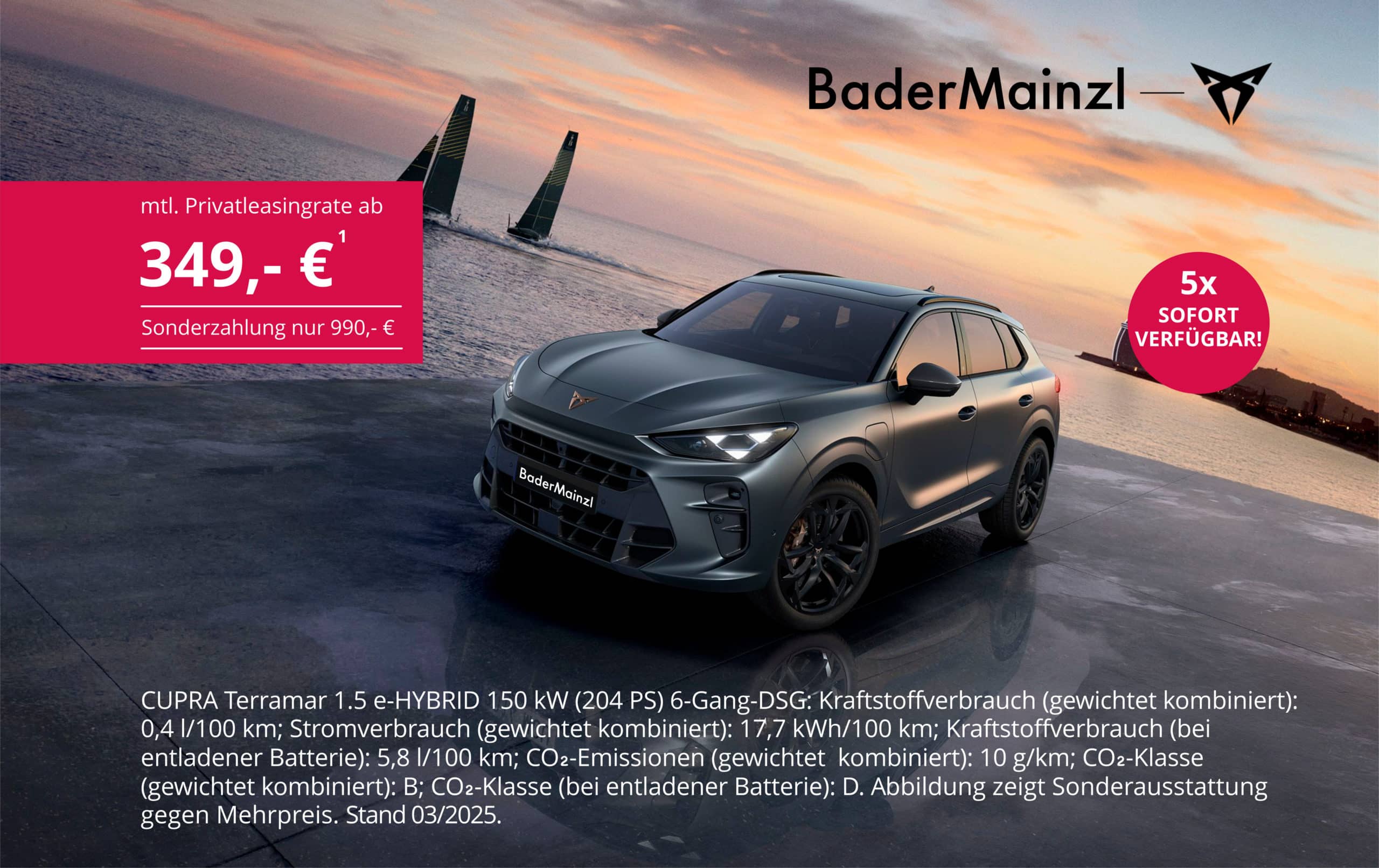 Terramar Cupra Angebot Badermainzl