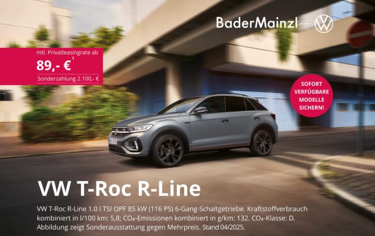 VW T Roc R-Line