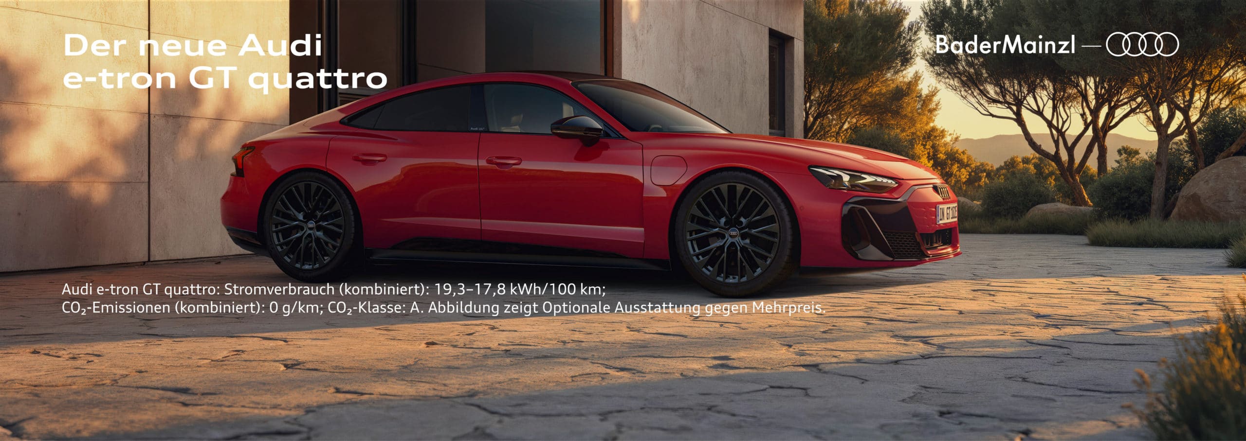 Audi e-tron gt rot