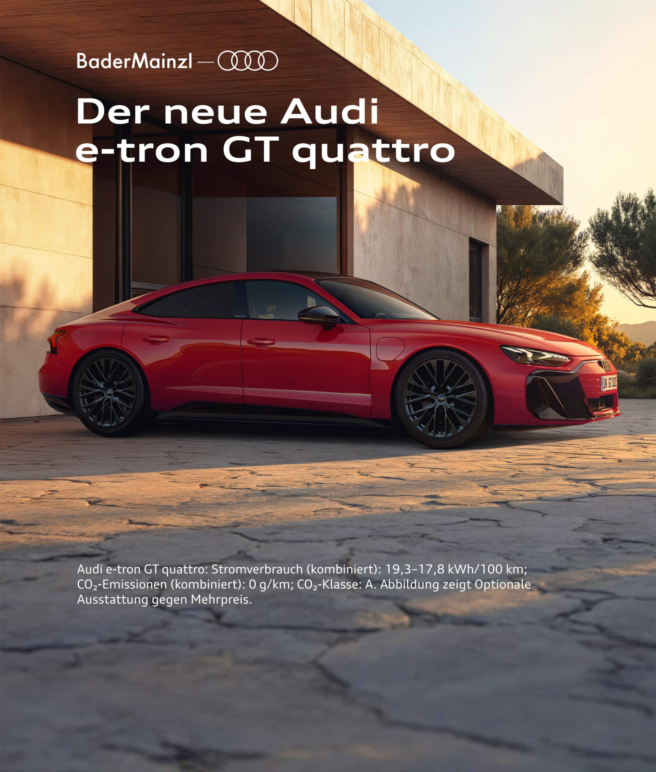 audi e-tron gt rot