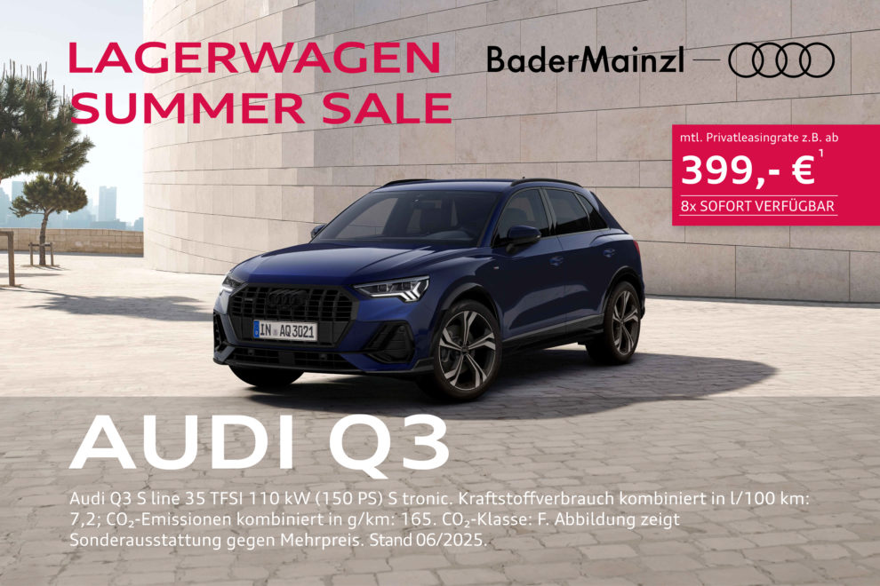 Audi Q3 blue