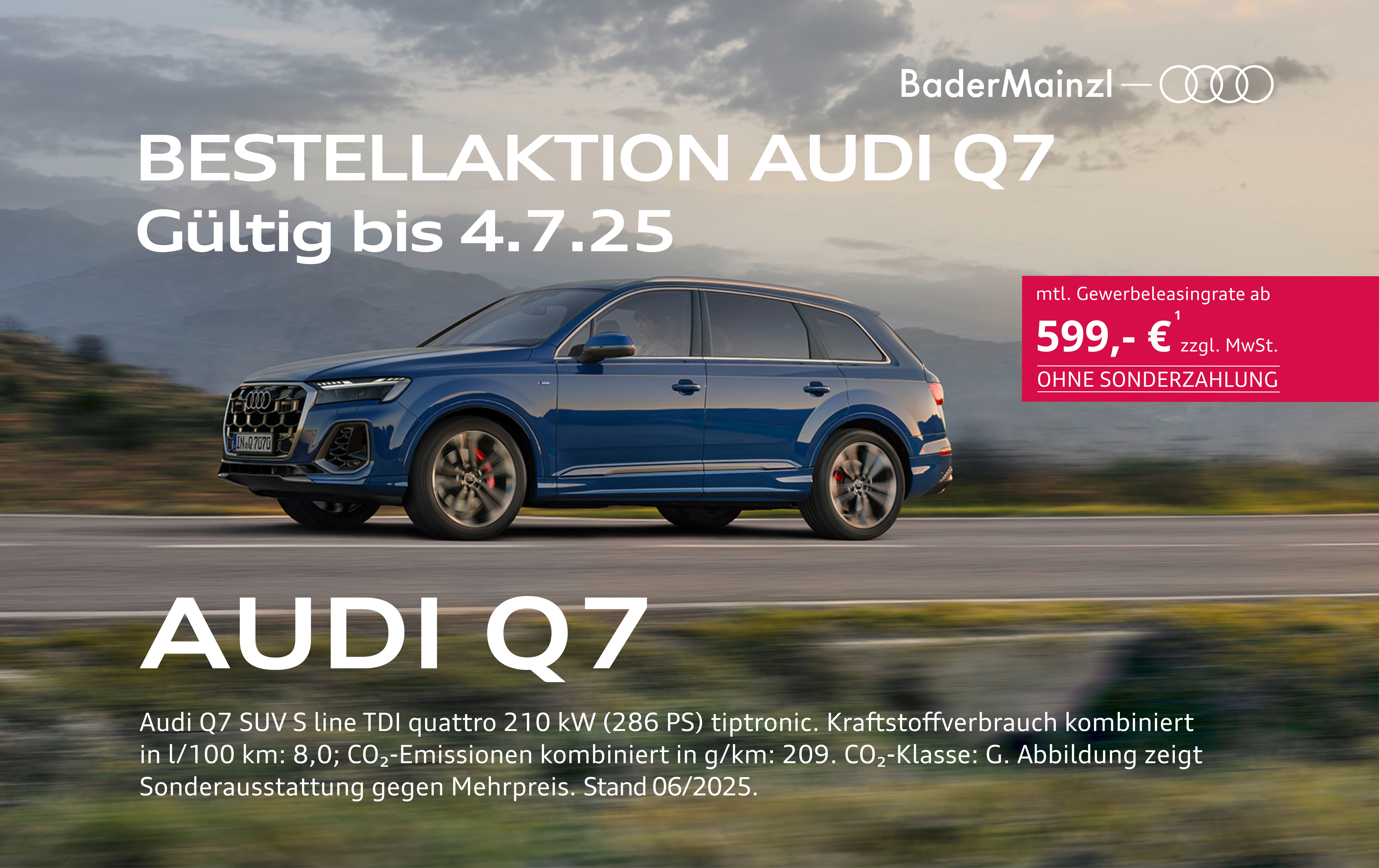 q7_web-aktion Audi Q7 blue