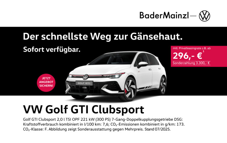 VW Golf GTI Clubsport