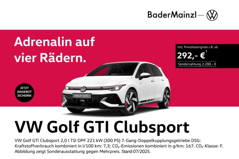 VW Golf GTI Clubsport