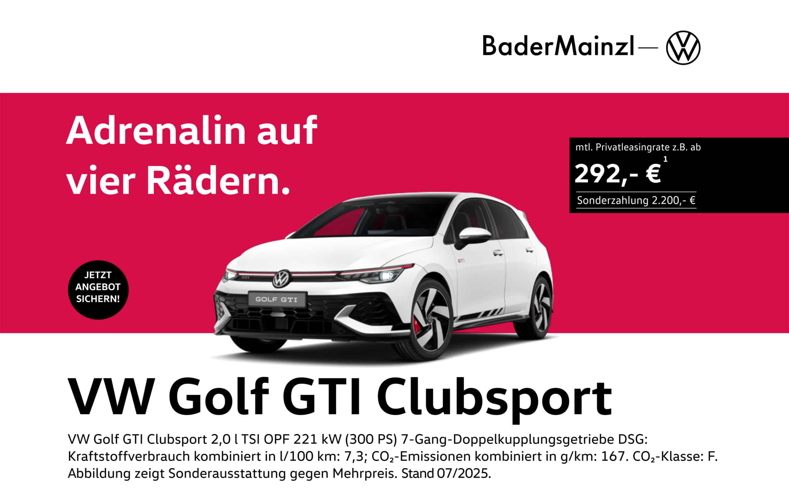 VW Golf GTI Clubsport