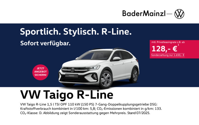 VW Taigo R-Line