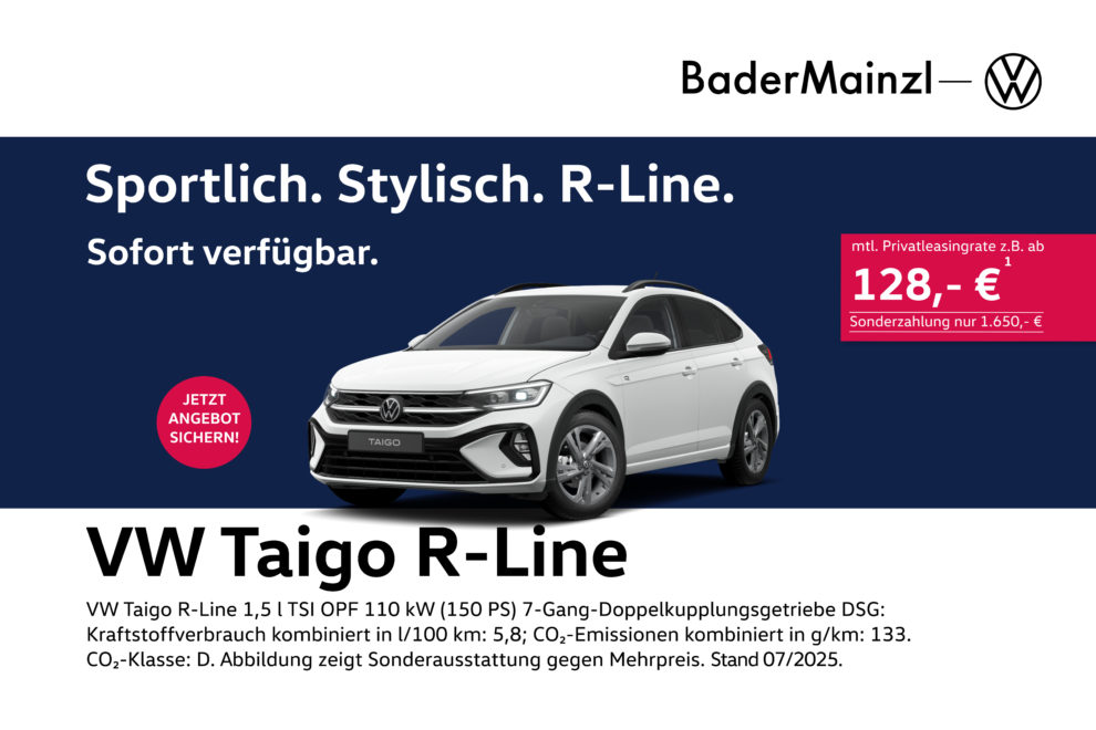 VW Taigo R-Line
