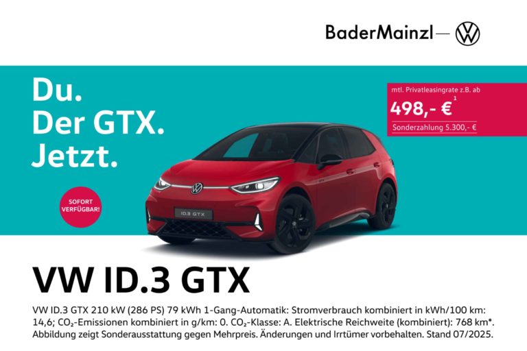 VW ID.3 GTX rot