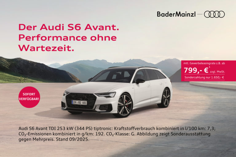 Audi S6 Avant Neuwagen