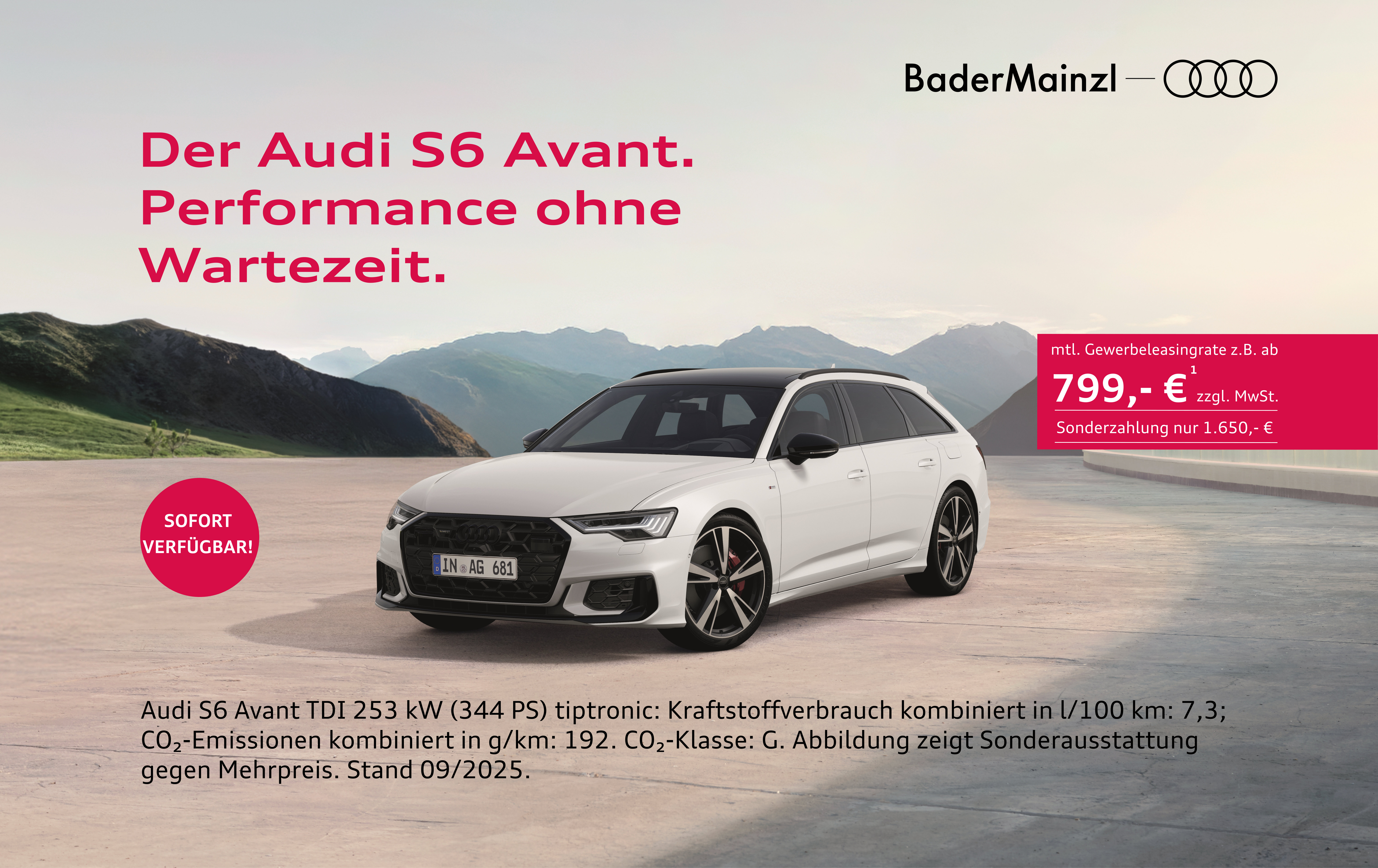 Audi S6 Avant Neuwagen