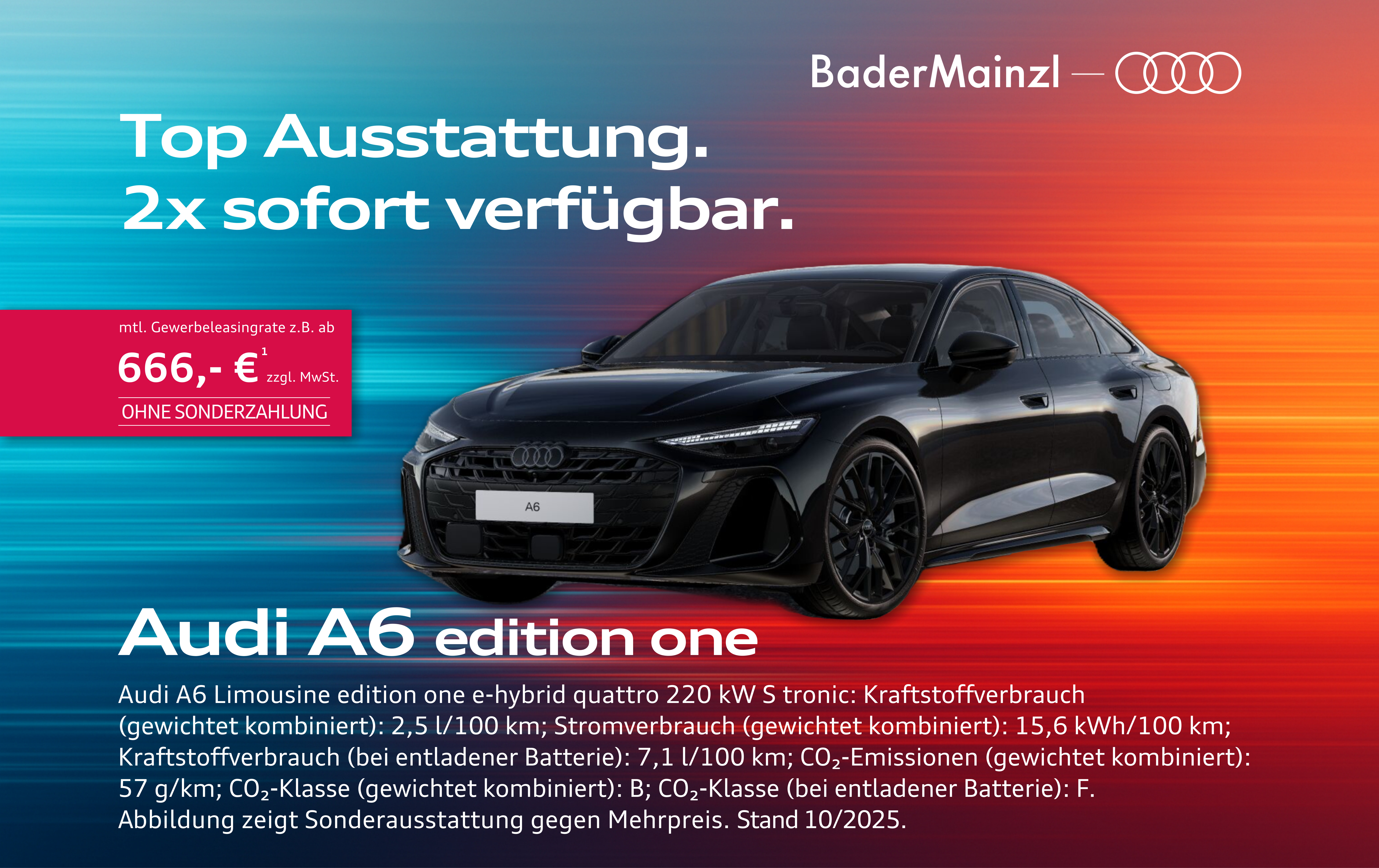 Audi_A6_Lim_Lagerwagen-web-aktion Audi A6 edition one