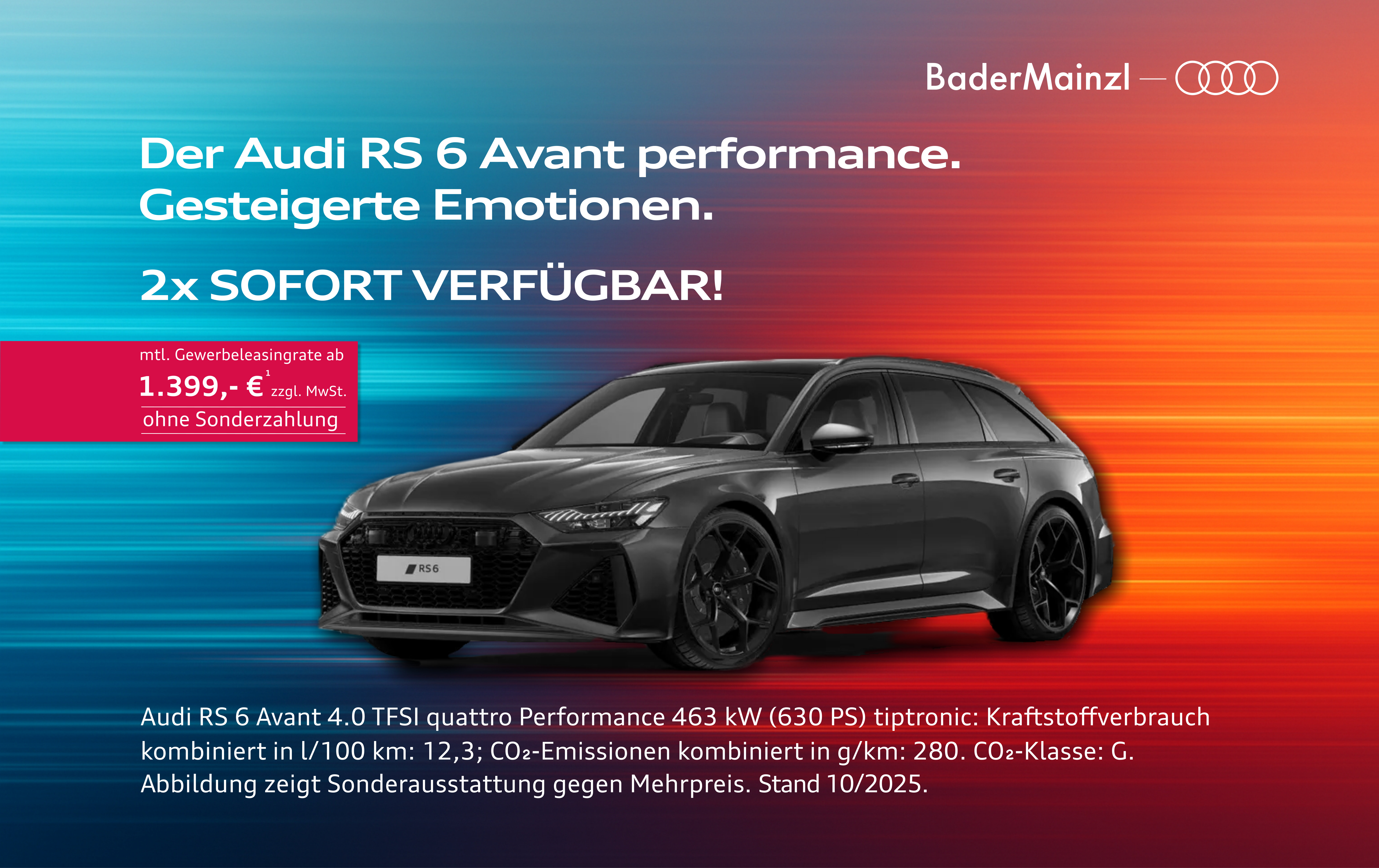Audi RS 6 Neuwagen