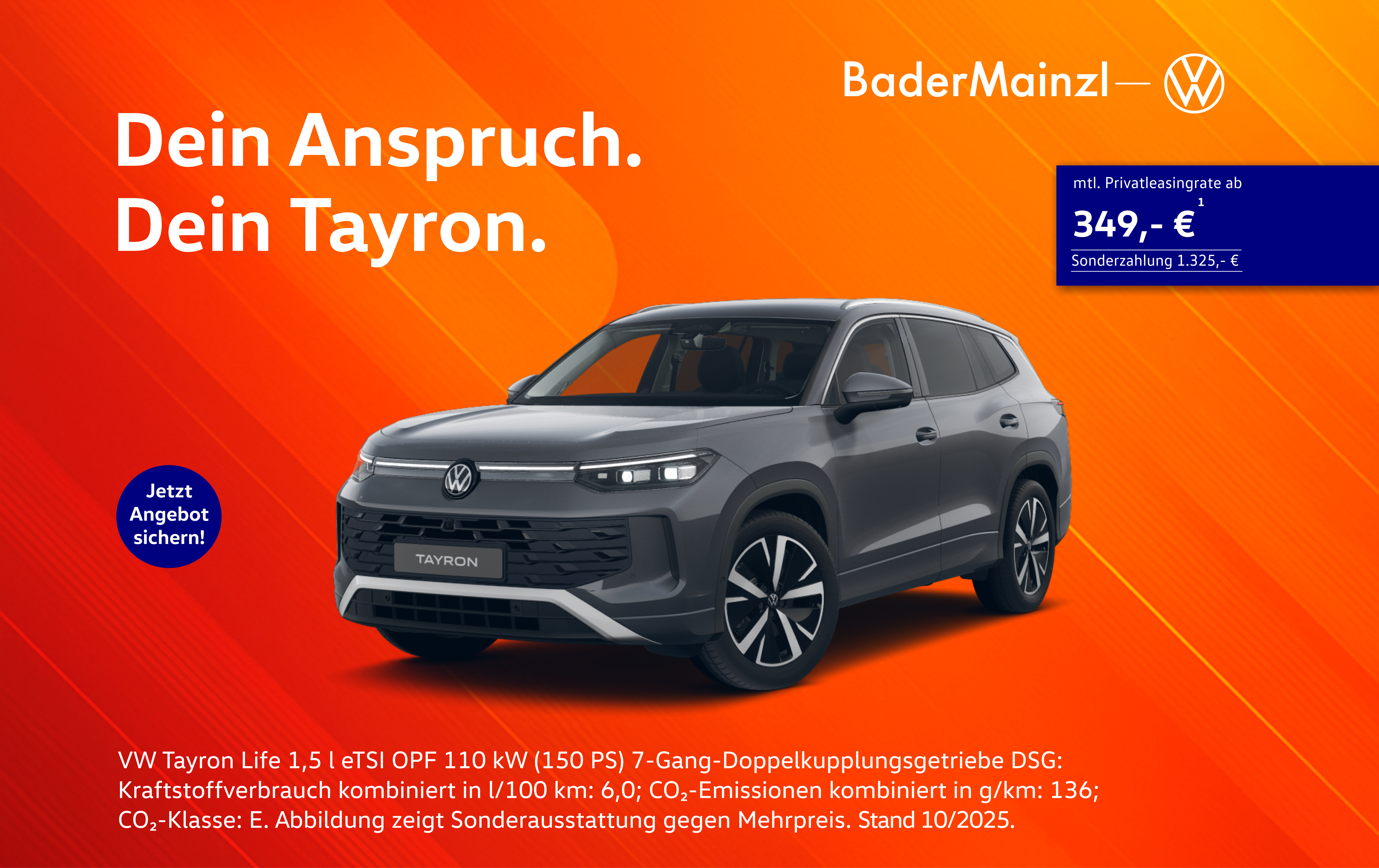 Tayron_Privatleasing_Web Volkswagen Tayron