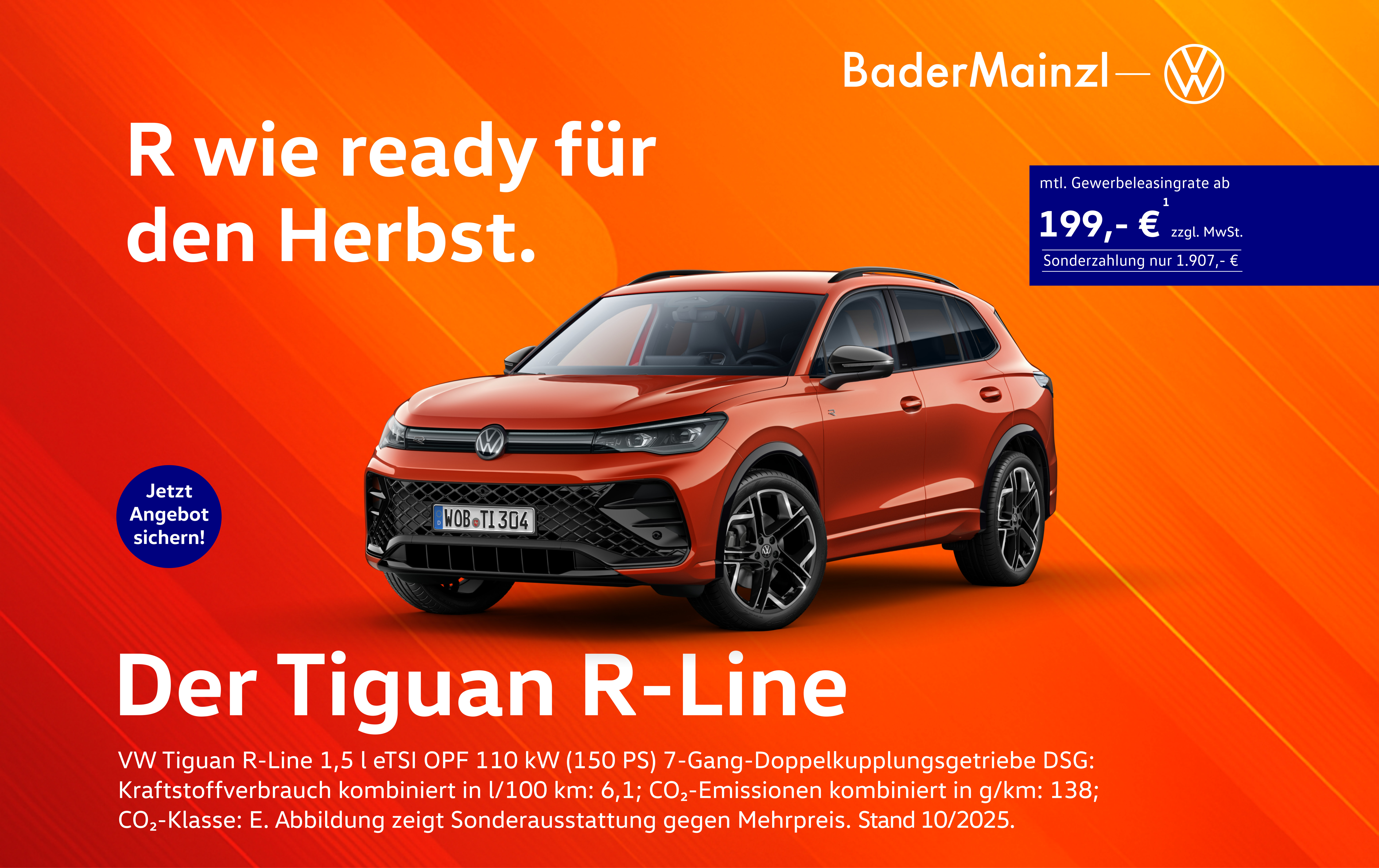 tiguan r line rot herbst