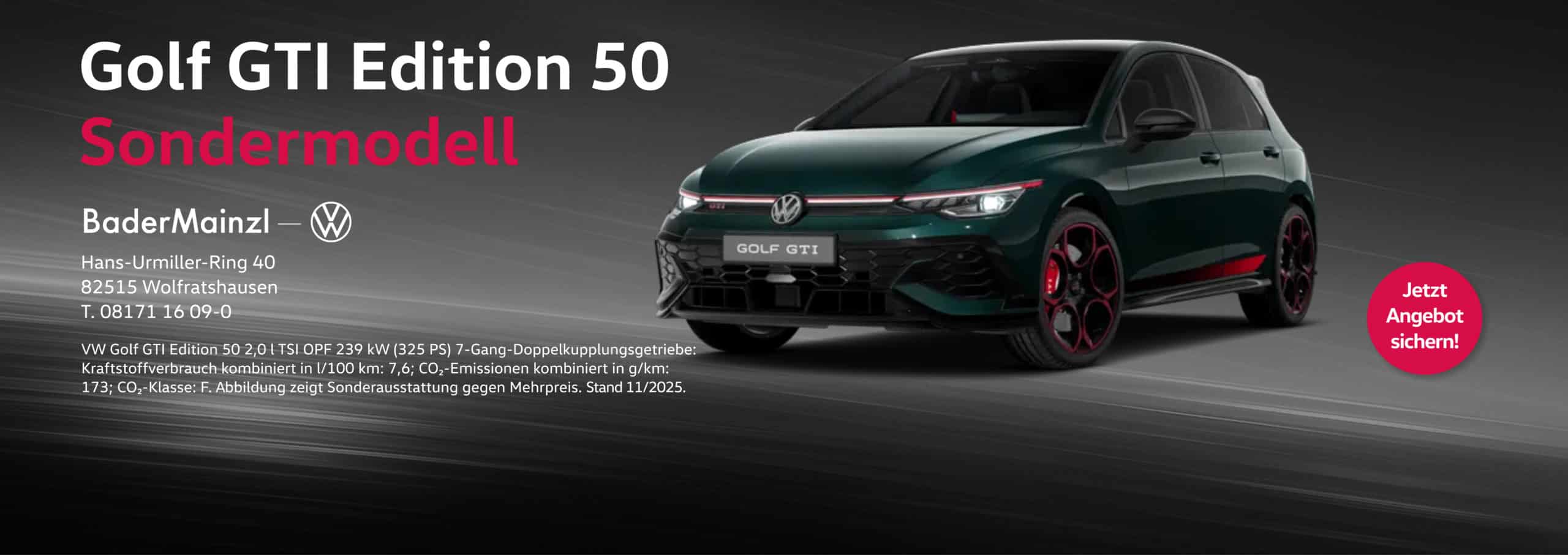 Golf GTI Edition 50 Wolfratshausen