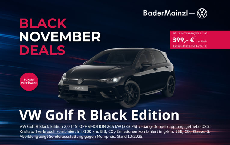 VW Golf R Black Edition