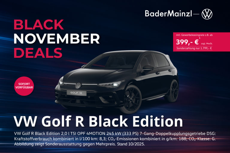 VW Golf R Black Edition