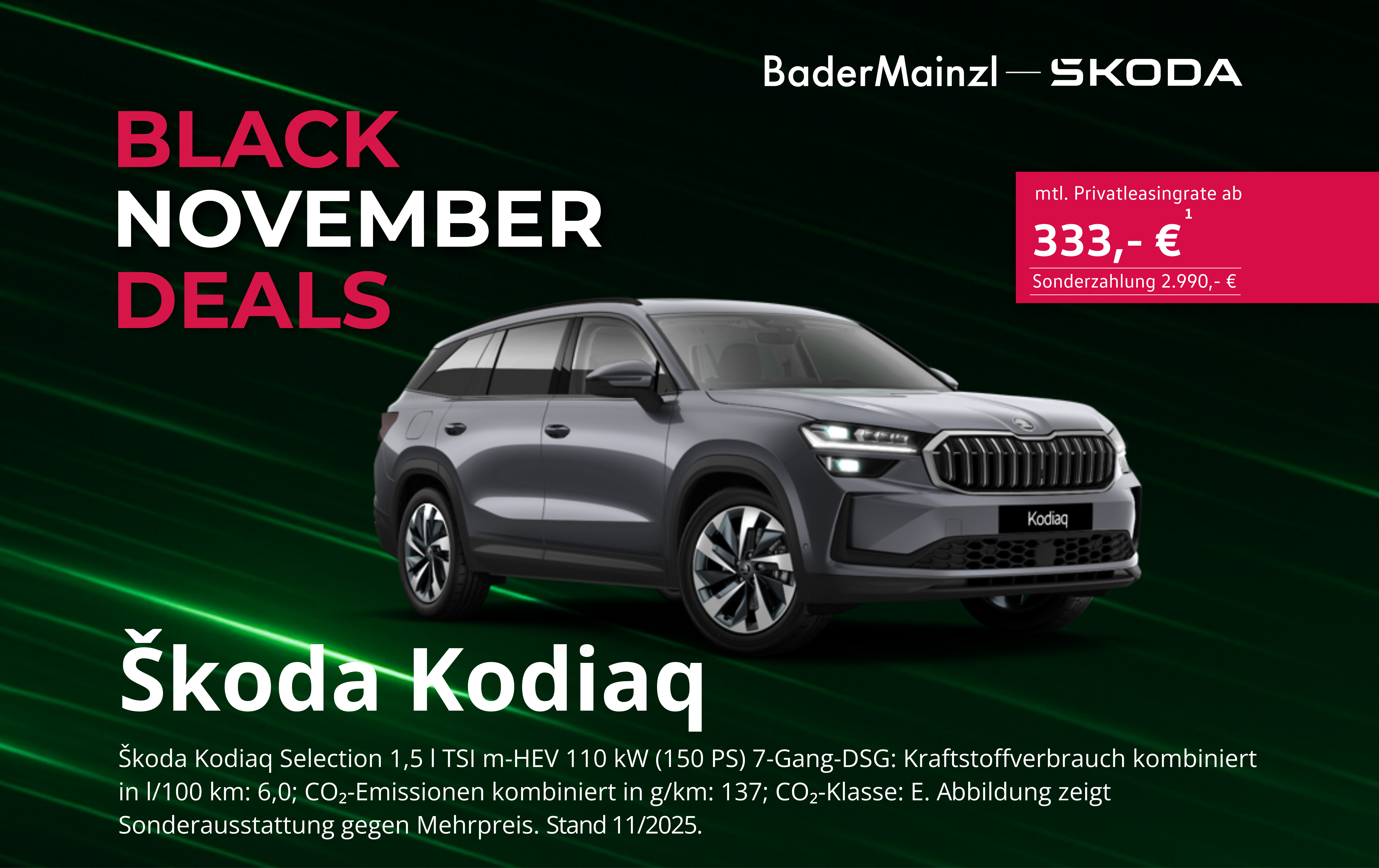 Skoda Kodiaq Black November