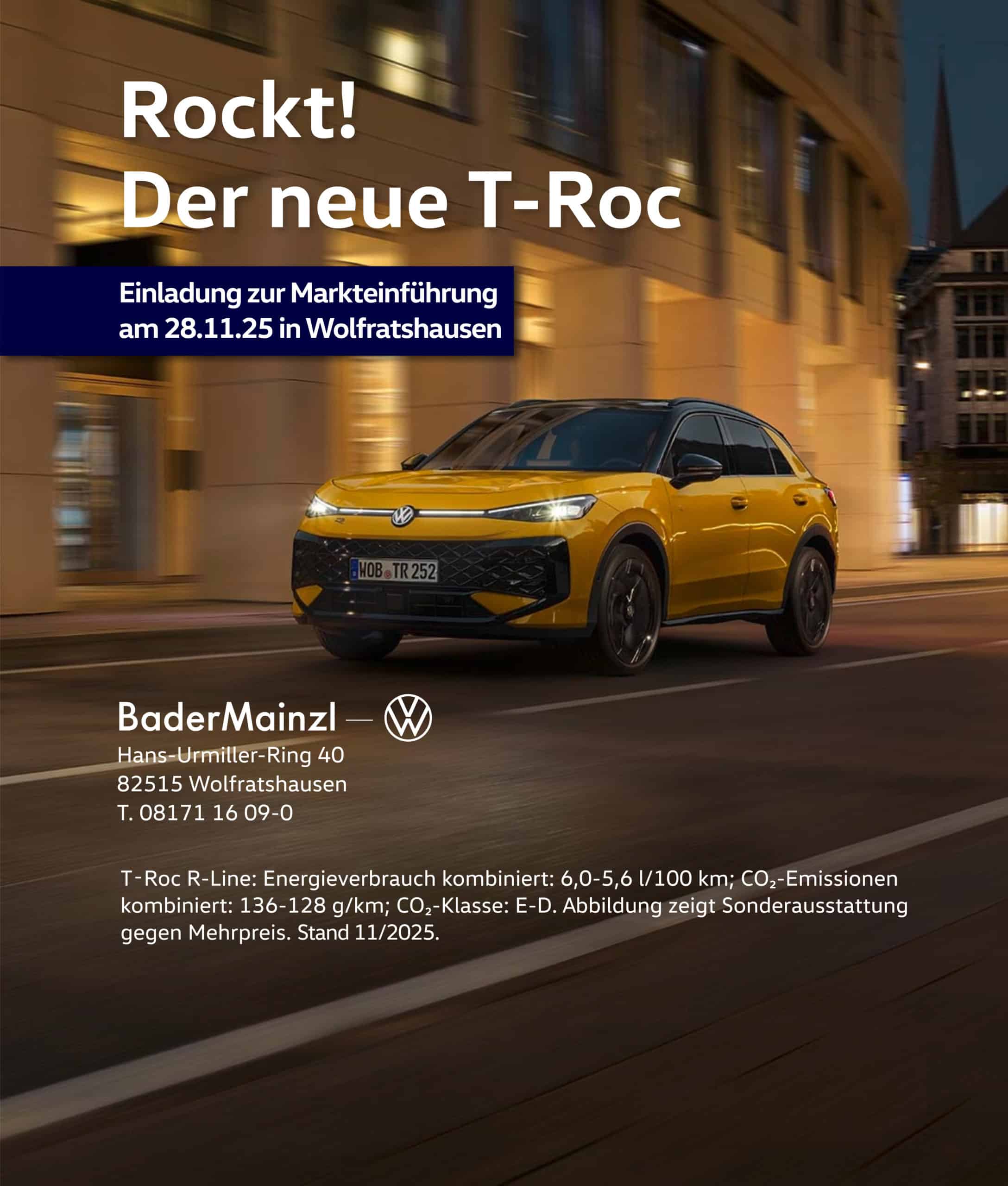 T-Roc Markteinführung Wolfratshausen