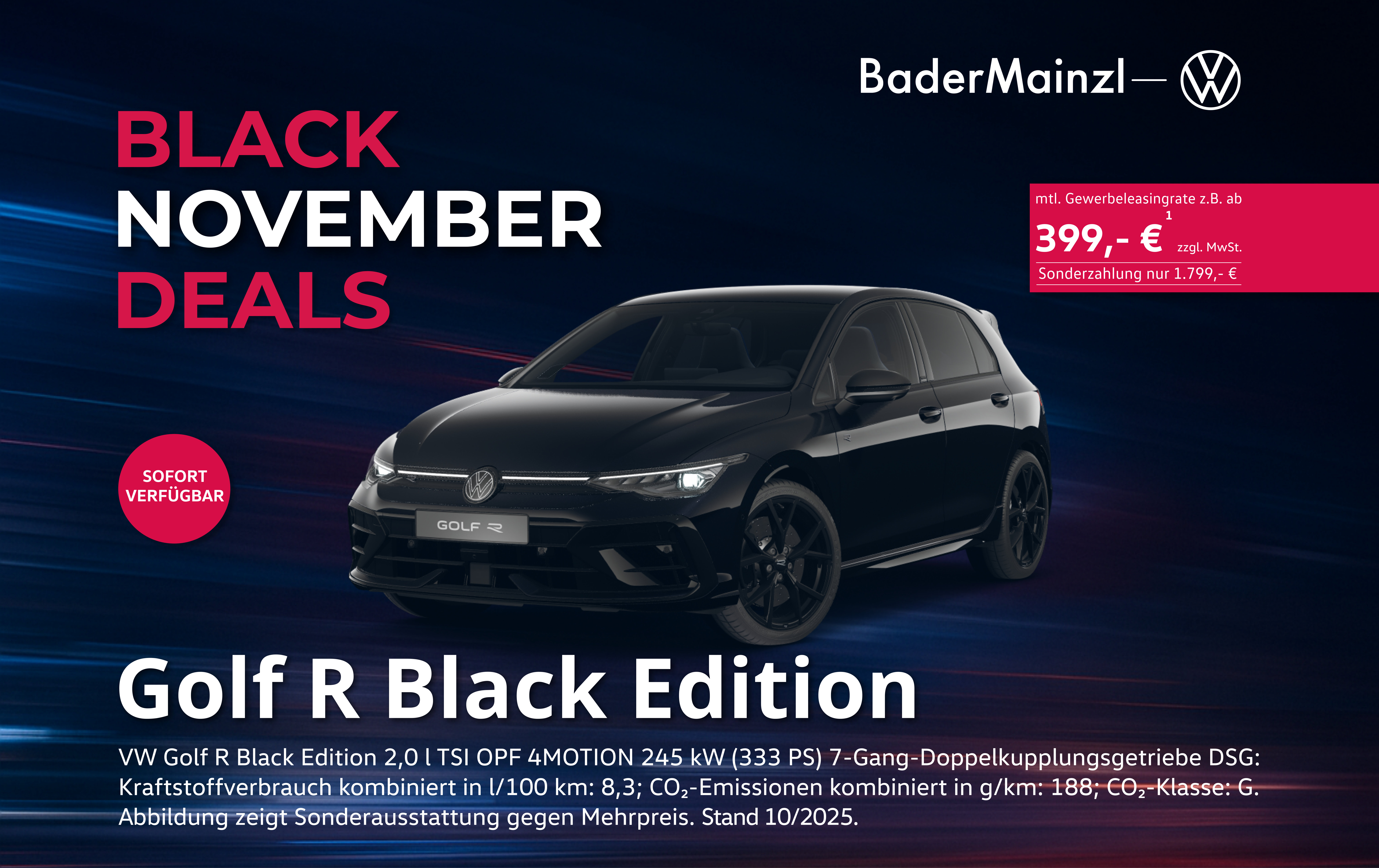 Golf R Black November Deals